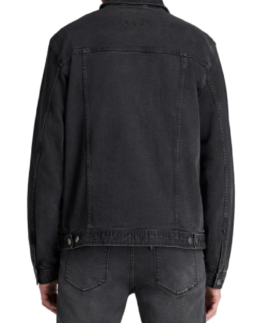 Shop The Men Lightweight Black Trucker Jacket