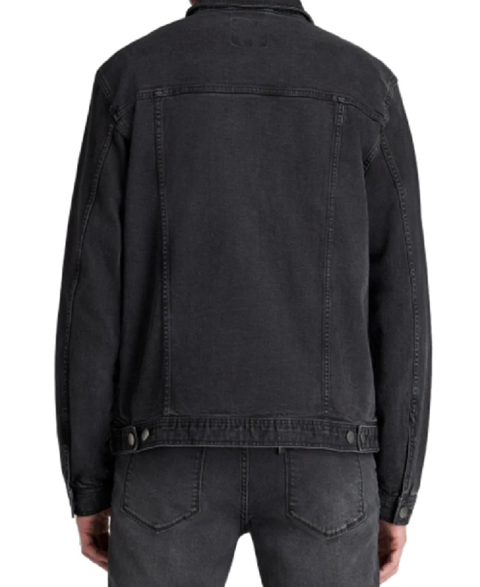 Shop The Men Lightweight Black Trucker Jacket