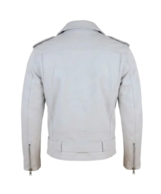 Shop The White Biker Protective Jacket - Trendy Leather Jackets