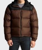 Men’s Brown Puffer Jacket - Trendy Leather Jackets