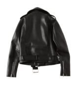 Women’s Black Leather Jacket - Image 3