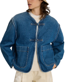 Women's Blue Agatha Denim Jacket
