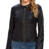 Women’s Stylish Biker Leather Jacket