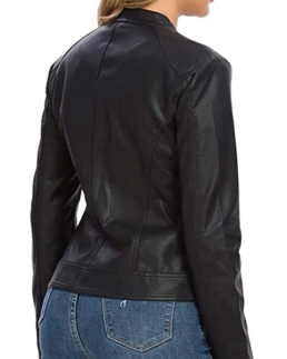 Shop The Women’s Stylish Biker Leather Jacket