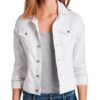 Women’s White Denim Jacket