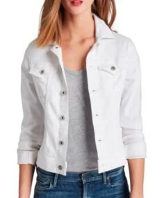 Women’s White Denim Jacket