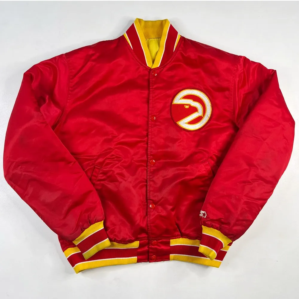 Atlanta Hawks 90’S Red Bomber Jacket Trendy Leather Jackets Atlanta Hawks 90’S Red Bomber Jacket Trendy Leather Jackets