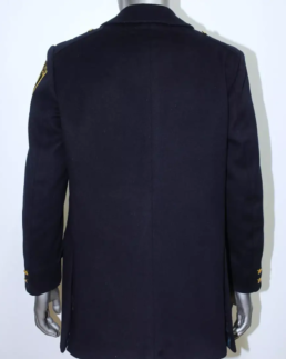 Shop The Vintage Navy Blue Wool Reefer Pea Coat