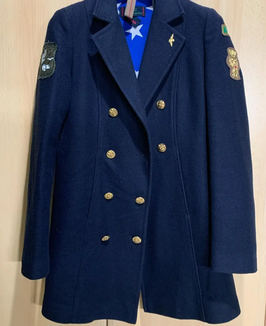 Women's Navy Coat
