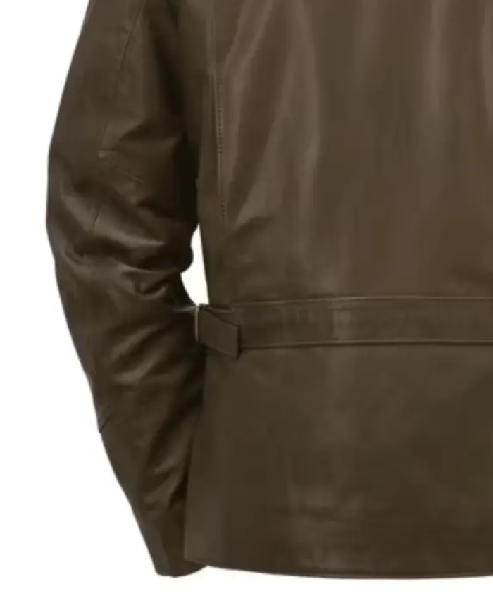 Men’s Cowhide Dark Brown Jacket Sleeves