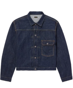 Men's Navy Denim Jacket