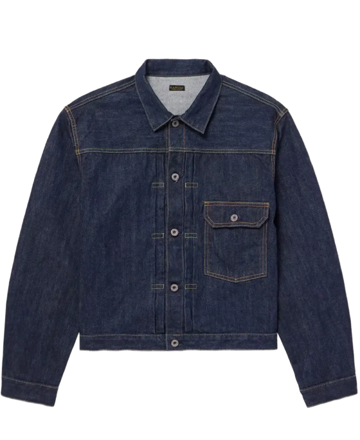 Men's Navy Denim Jacket