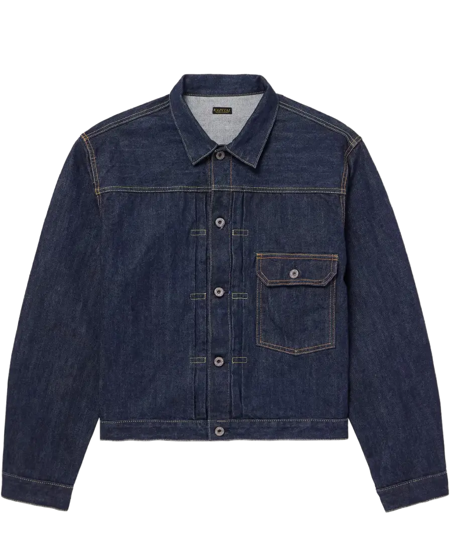Men's Navy Denim Jacket