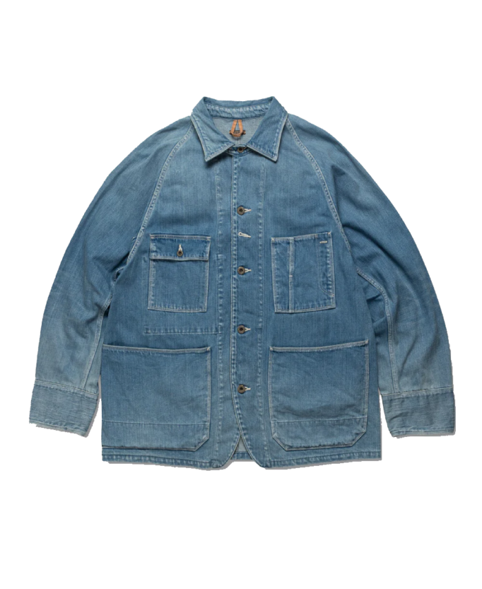 Shop Men's Panelled Blue Denim Jacket
