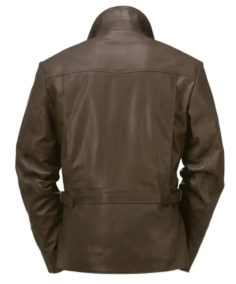 Shop The Men’s Cowhide Dark Brown Jacket Back