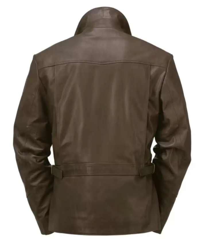 Shop The Men’s Cowhide Dark Brown Jacket Back