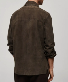 Shop The Men's New Suede Jacket Casual Single-breasted Jacket