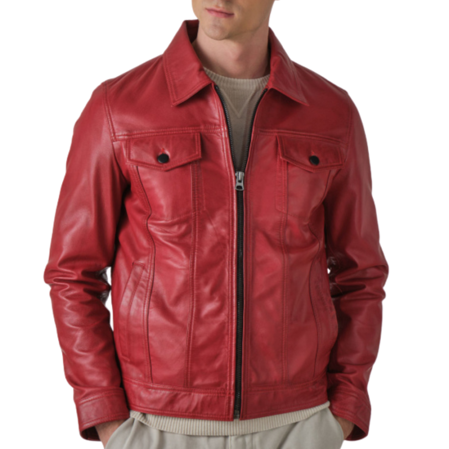 Trucker-Red-Leather-Mens-Jacket.png