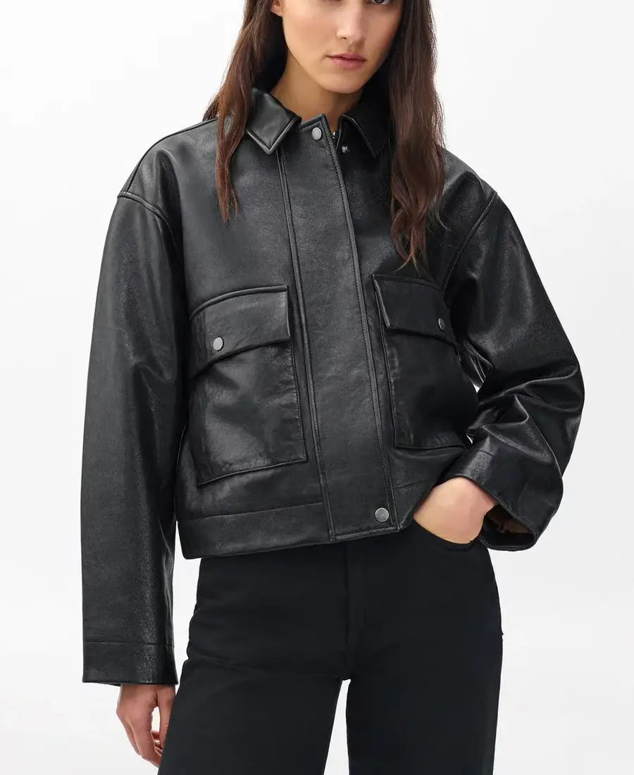 Nonie Lambskin Leather Jacket Nonie Lambskin Leather Jacket
