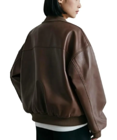 Shop The Womens Oversized Real Lambskin Leather Jacket