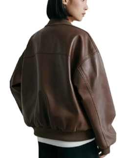 Shop The Womens Oversized Real Lambskin Leather Jacket
