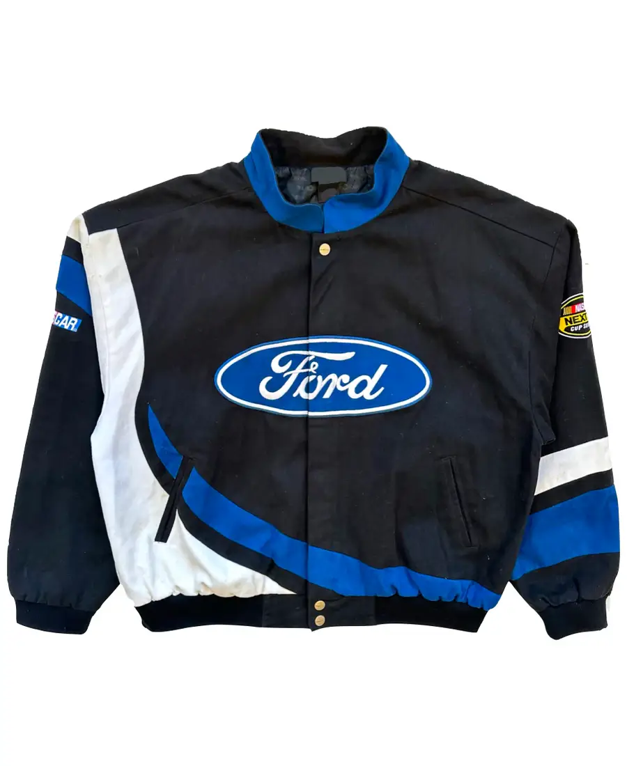 Men's Ford Nascar Racing Jacket | Trendy Leather Jackets