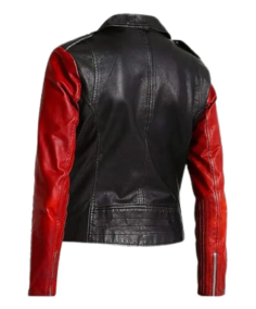 Shop The Women Slim Fit Two-Tone Motorcycle Jacket