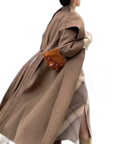 Women's Knight Lady Double-Faced OverCoat Back