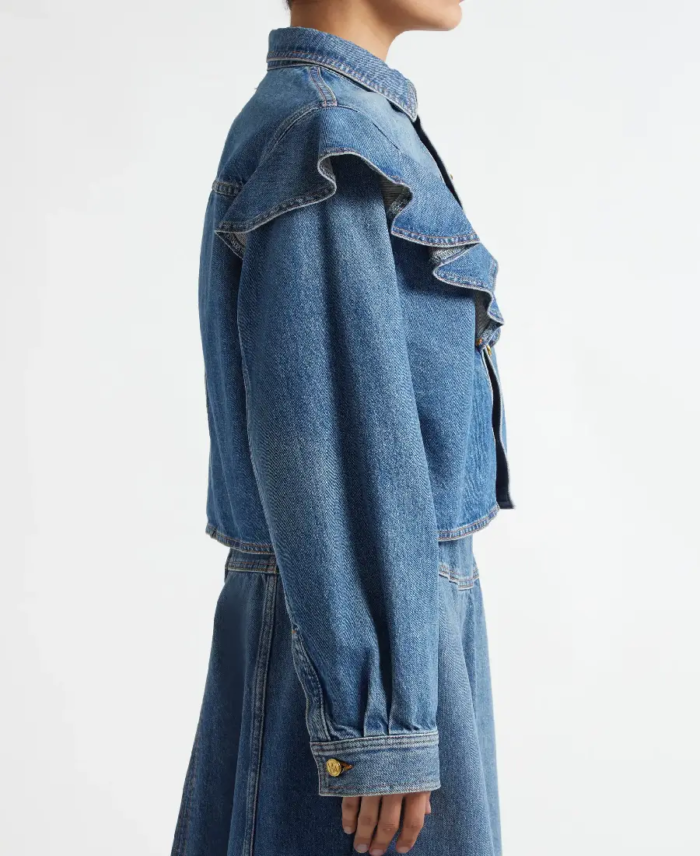Women's Mathilde Denim Jacket Side