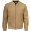 Men Camel Brown Classic Suede Jacket - Trendy Leather Jackets