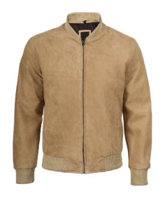 Men Camel Brown Classic Suede Jacket - Trendy Leather Jackets