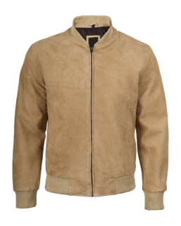 Men Camel Brown Classic Suede Jacket - Trendy Leather Jackets