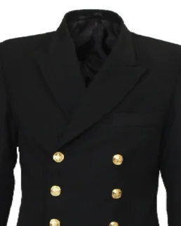 Men's Barathea Reefer Jacket Collar