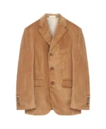 Men's Camel Cord Reefer Jacket