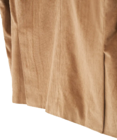 Men's Camel Cord Reefer Jacket Back