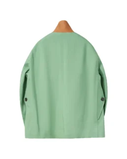 Men's Gabardine Reefer Coat Back