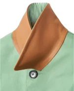 Men's Gabardine Reefer Coat Close