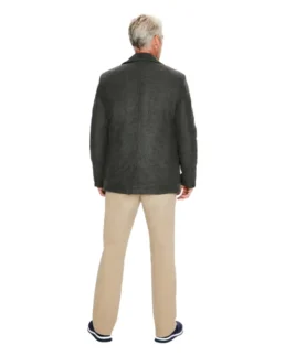 Men's Grey Reefer Jacket