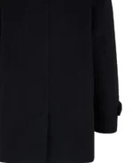 Shop The Men's Black Lambeth Reefer Coat
