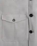 Shop The Men's Gabardine Reefer Coat Grey