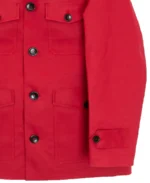 Shop The Men's Gabardine Reefer Coat Red