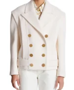 Shop The Women's Cropped Wool Reefer Jacket