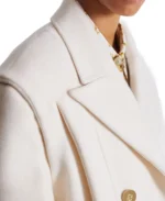 Women's Cropped Wool Reefer Jacket Close