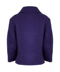 Women's Purple Reefer Jacket Back