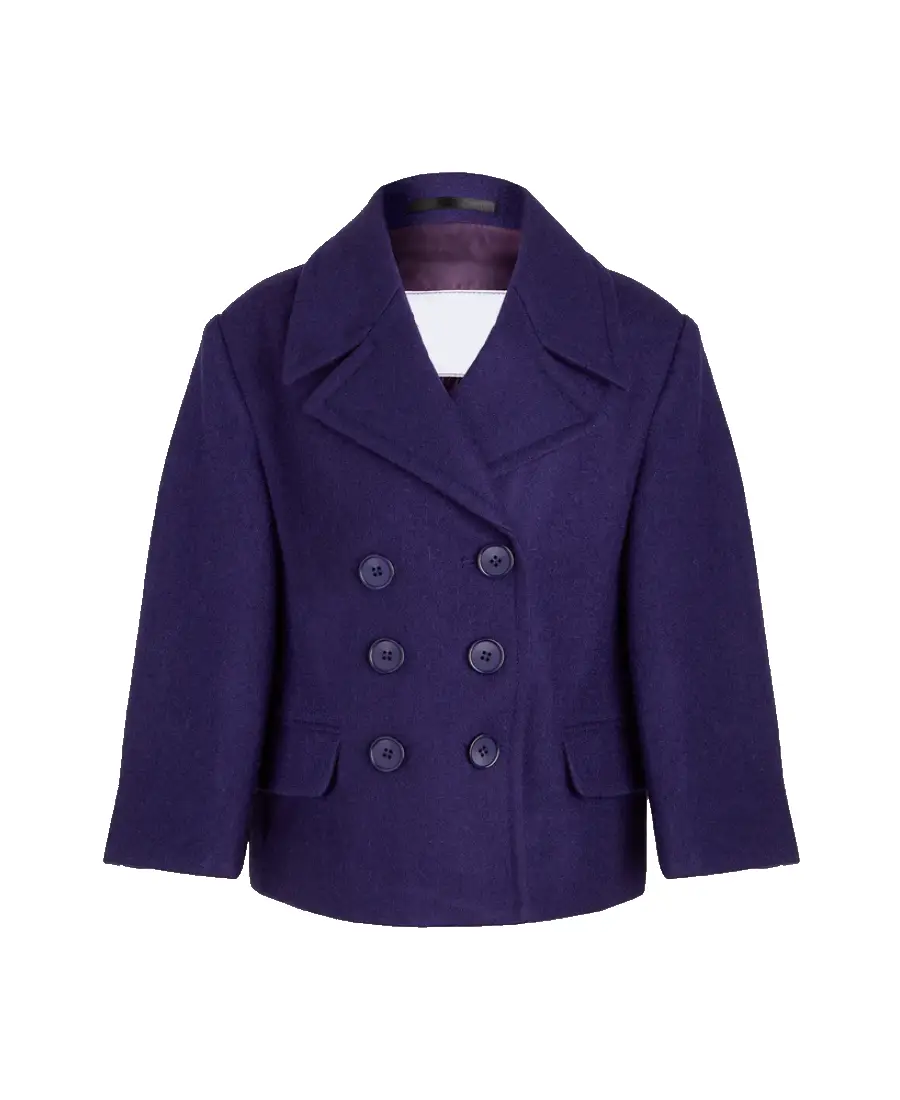 Women's Purple Reefer Jacket