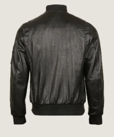 Shop The Men's Avans Bomber Leather Jacket