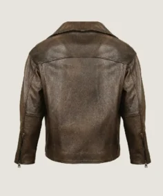 Shop The Men's Biker Brown Leather Jacket