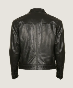 Shop The Men's Classic Black Shirt Style Leather Jacket