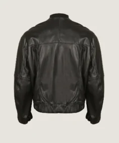 Shop The Men's Oversized Black Bomber Leather Jacket