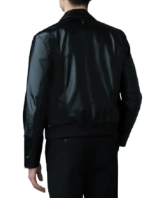 Shop The Men’s Versatile Black Leather Jacket Back